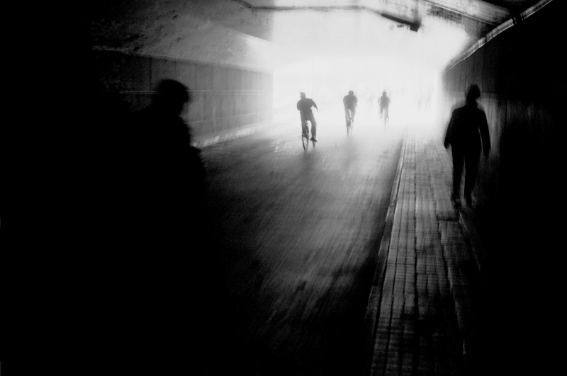 Tunnel, lumière, Pékin