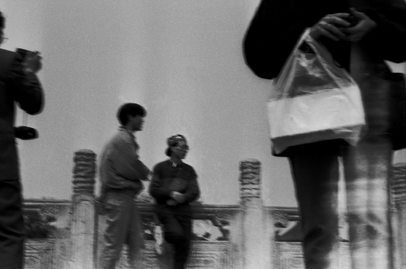 silhouettes, Pékin, jardin